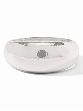 Julie Vos Polished Silver Dome Bangle Bracelet